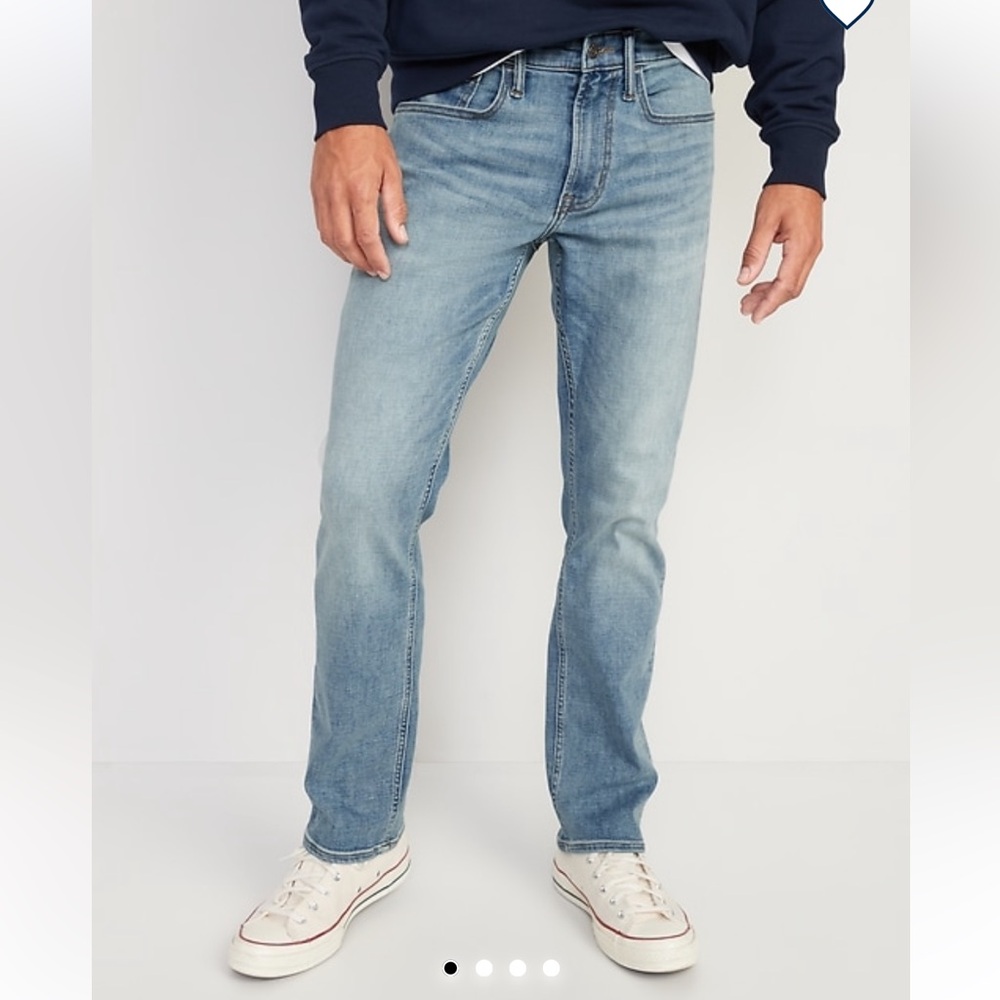 Old Navy Men's 360 Stretch Straight Jeans